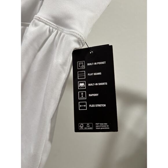 ID Ideology Women Plus Size Fit Athletic Active Skort Solid White Choose Your Sz - Picture 4 of 9